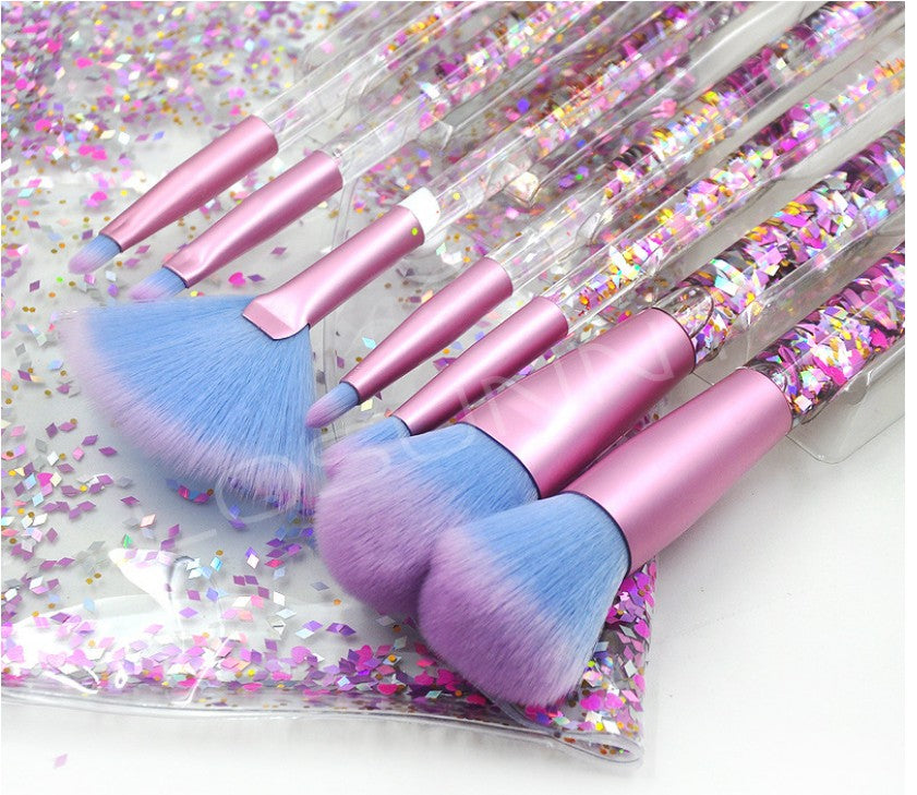 The New 7 Liquid Crystal Liquid Flow Cosmetic Brush Handle Make-up Kit Bag Valve The New 7 Liquid Crystal Liquid Flow Cosmetic Brush Handle Make-up Kit Bag Valve